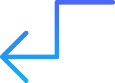 Yönetmen Arrow UI İmza Çizgi Gradyanı simgesi