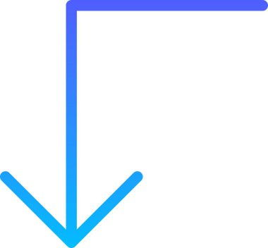 Yönetmen Arrow UI İmza Çizgi Gradyanı simgesi