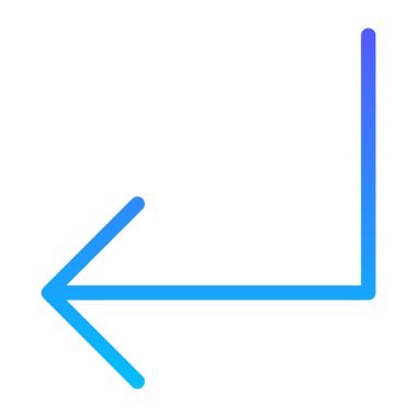 Yönetmen Arrow UI İmza Çizgi Gradyanı simgesi