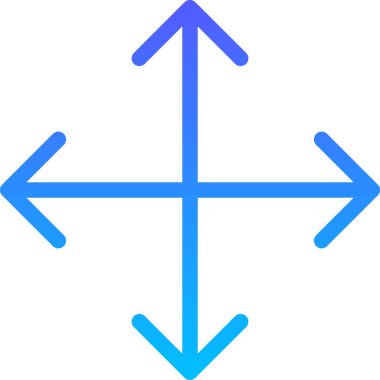 Yönetmen Arrow UI İmza Çizgi Gradyanı simgesi