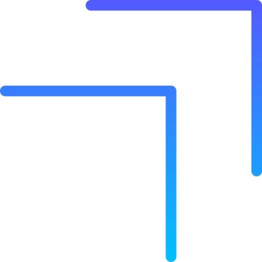 Yönetmen Arrow UI İmza Çizgi Gradyanı simgesi