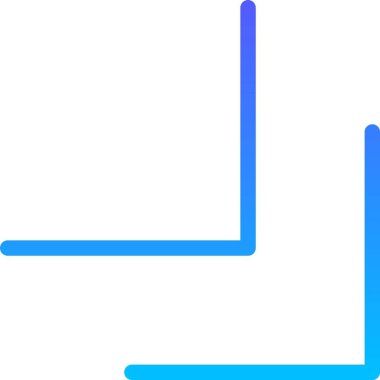 Yönetmen Arrow UI İmza Çizgi Gradyanı simgesi