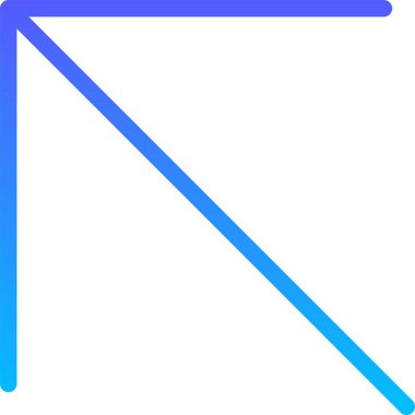 Yönetmen Arrow UI İmza Çizgi Gradyanı simgesi