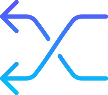 Yönetmen Arrow UI İmza Çizgi Gradyanı simgesi