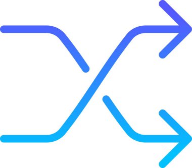 Yönetmen Arrow UI İmza Çizgi Gradyanı simgesi