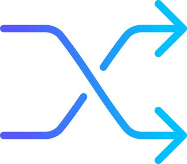 Yönetmen Arrow UI İmza Çizgi Gradyanı simgesi