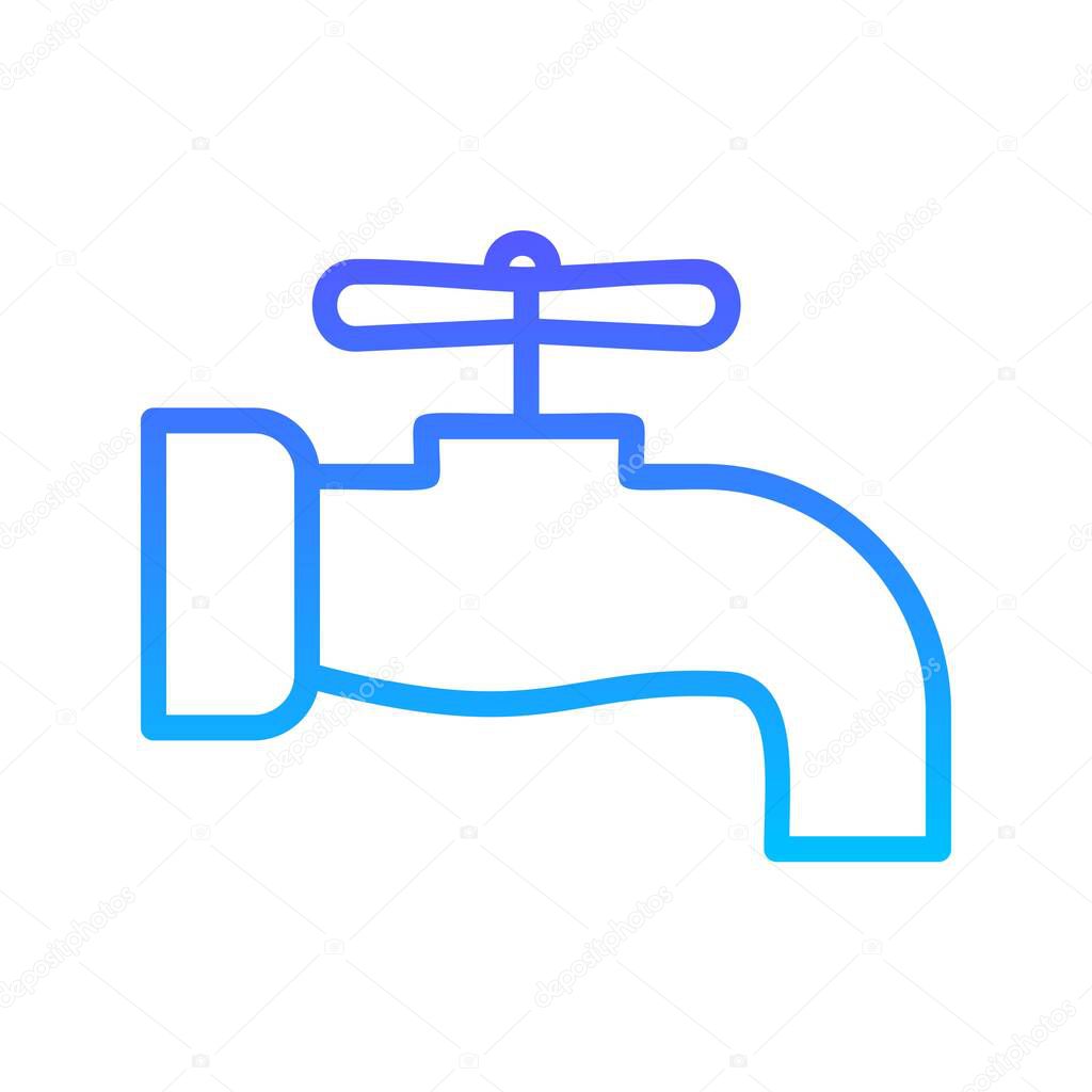 plumbering Line Gradient icon