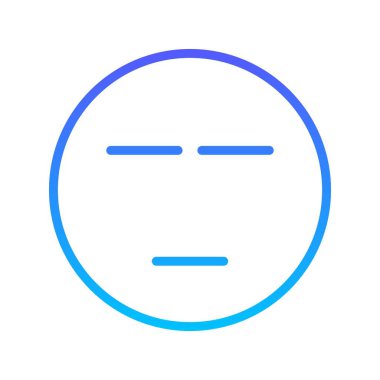 Gülen çizgi gradyan simgesi