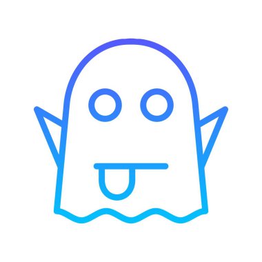 Gülen çizgi gradyan simgesi