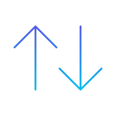 telefon ve tablet satırı gradyan simgesi