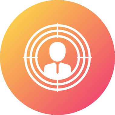 SEO, Arama Motoru Optimizasyon UI Satır Simgesi Gradyan Renk Arkaplanı