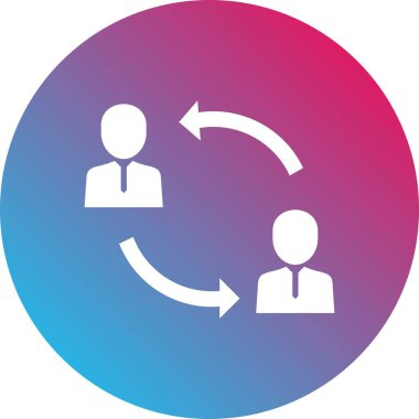 SEO, Arama Motoru Optimizasyon UI Satır Simgesi Gradyan Renk Arkaplanı