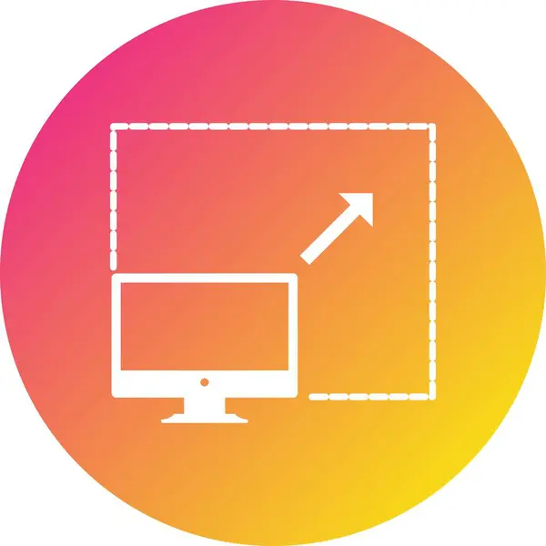 Seo Suchmaschinenoptimierung Line Icon Mit Farbverlauf Hintergrund — Stockvektor