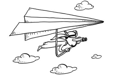 Arabian worker looking for new career oppotunities. Concept for business vision.