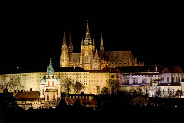 Κάστρο Της Πράγας Στην Τσεχική Repubic — Φωτογραφία Αρχείου