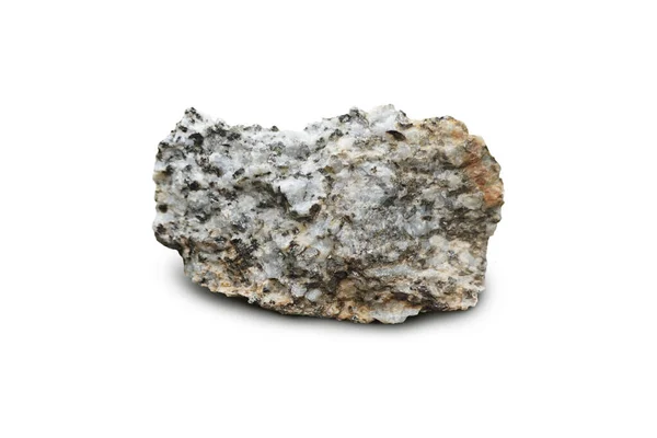 Specimen Biotite Genesis Rock Stone Isolated White Background — Stockfoto