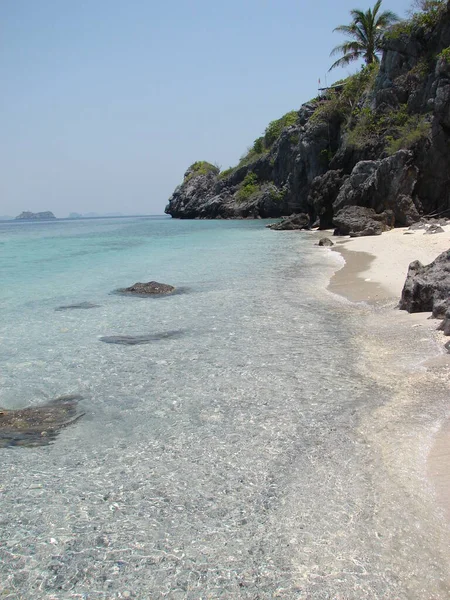 Όμορφες Παραλίες Και Καθαρή Θάλασσα Στον Κόλπο Της Ταϊλάνδης — Φωτογραφία Αρχείου
