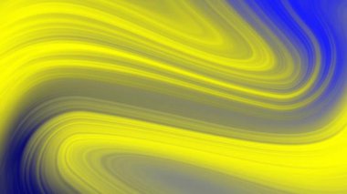 Arkaplan dokusu deseni için soyut sarı animasyon dalgalı hareket. Hareket grafiği. Soyut akışkan arka plan. Renkli, pürüzsüz çizgili, hareketli arka plan. Yüksek kalite 4k görüntü