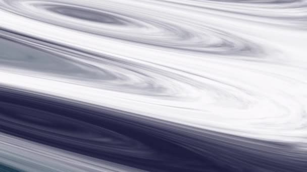 Abstrakte Weiß Blaue Animation Mit Wellenförmigen Bewegungen Für Das Texturmuster — Stockvideo