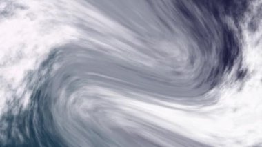 Arkaplan dokusu deseni için soyut beyaz mavi animasyon dalgalı hareket. Hareket grafiği. Soyut akışkan arka plan. Renkli, pürüzsüz çizgili, hareketli arka plan. Yüksek kalite 4k görüntü