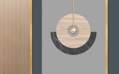 Modern simple style geometric splicing pattern, marble background wall, wallpaper, abstract gold lines