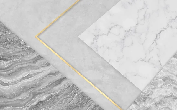 Modern Simple Style Geometric Splicing Pattern Marble Background Wall Wallpaper — ストック写真