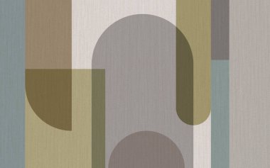 Modern basit stil geometrik altın çizgi sanat deseni, soyut sanat duvar tasarımı