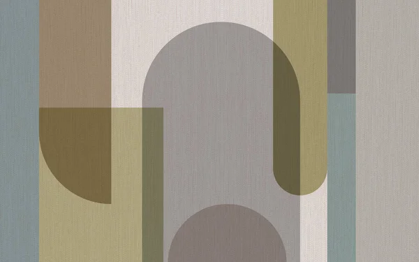 Modern basit stil geometrik altın çizgi sanat deseni, soyut sanat duvar tasarımı