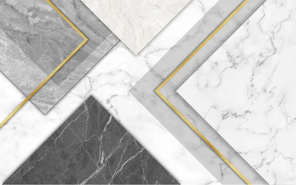 現代的なシンプルなスタイルの幾何学的な黄金のラインアートパターン 抽象的なアートウォールデザイン — ストック写真