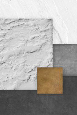 Soyut geometrik çizgi sanat deseni, basit tarz sanat duvarı tasarımı