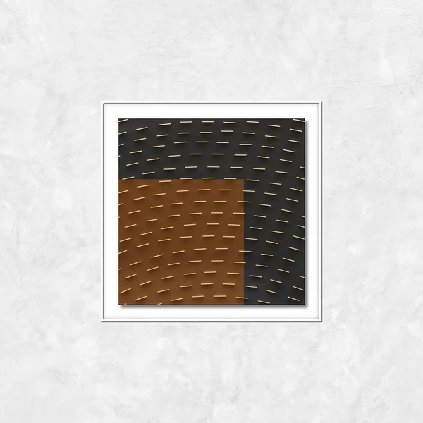 Abstracte Geometrische Lijn Kunst Patroon Eenvoudige Stijl Kunst Muur Ontwerp — Stockfoto