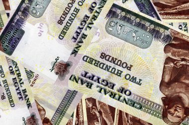 Two hundred Egyptian pounds banknote, series 2020, Egypt money currency 