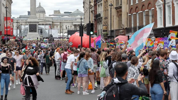 London July 2022 Pride London Parade 50Th Anniversary First London — Fotografia de Stock