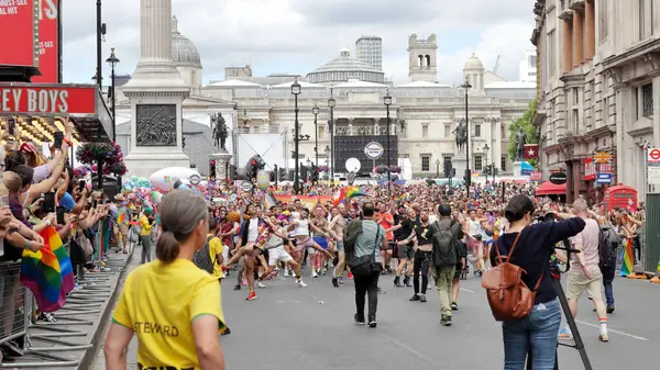 Londres Reino Unido Julio 2022 Desfile Del Orgullo Londres Aniversario —  Fotos de Stock