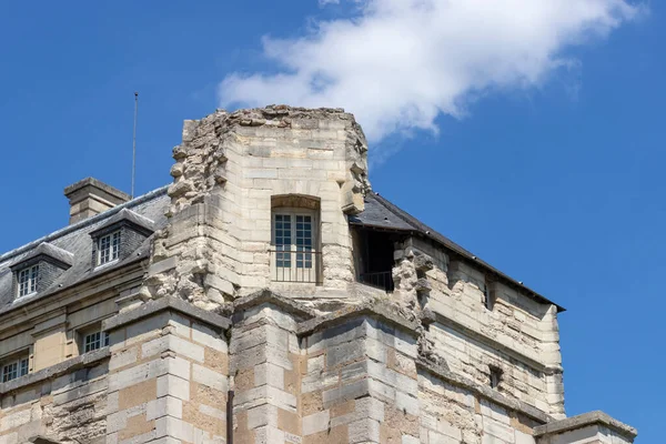 Θραύσματα Αρχιτεκτονικής Του Κάστρου Vincennes Chateau Vincennes Xiv Xvii Αιώνας — Φωτογραφία Αρχείου