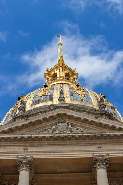 Golden Dome Les Invalides Paris France — Φωτογραφία Αρχείου