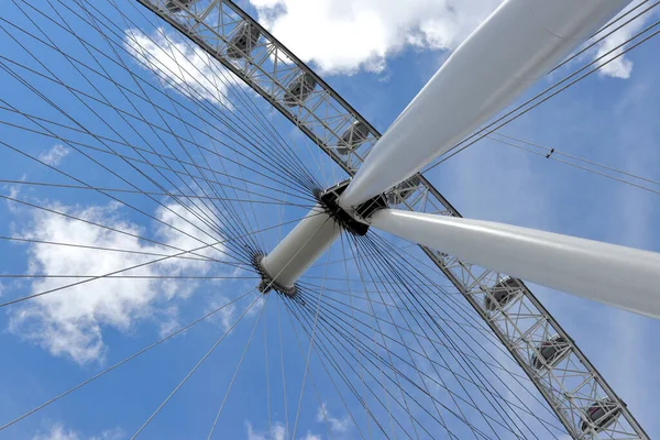 London July 2021 London Eye Millennium Wheel Cantilevered Observation Wheel — стоковое фото