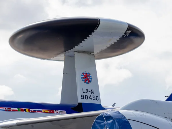 Siauliai Litauen Juli 2019 Statisches Flugzeugdisplay Der Nato Boeing Awacs — Stockfoto