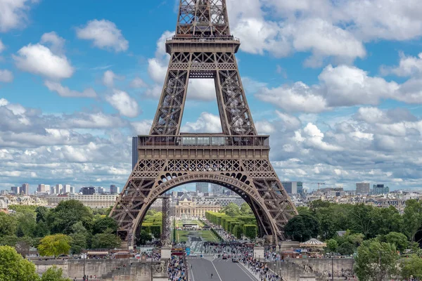 View Eiffel Tower Tour Eiffel Jardins Trocadero Eiffel Tower One — Stockfoto