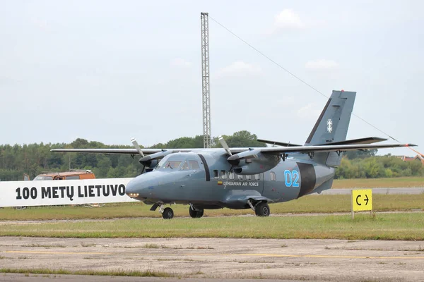 Kaunas Lithuania August 2019 Lithuanian Air Force Let 410 Uvp — Stockfoto