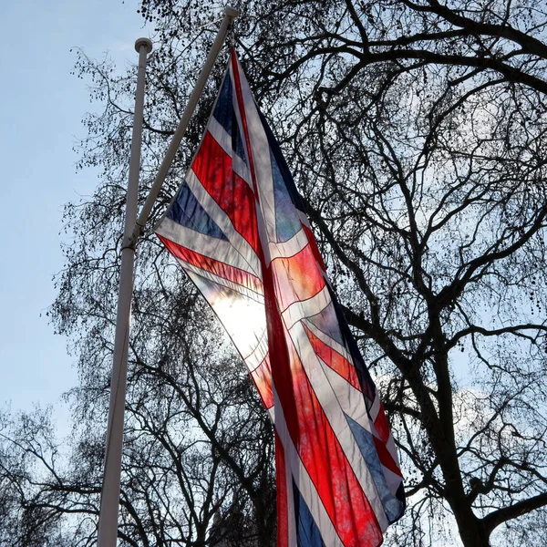 Union Jack National Flag United Kingdom Great Britain Northern Ireland — Foto de Stock