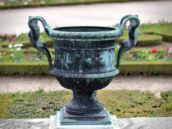 Versailles France June 2019 Antique Style Bronze Vase Versailles Palace — Foto de Stock