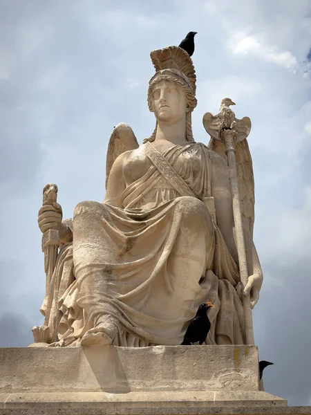 France Victorieuse Statue Antoine Franois Grard Crow Top Tuileries Garden — 스톡 사진