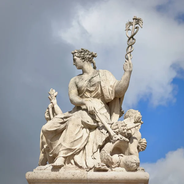 Antique Statue Park Versailles Palace Paris France — Zdjęcie stockowe