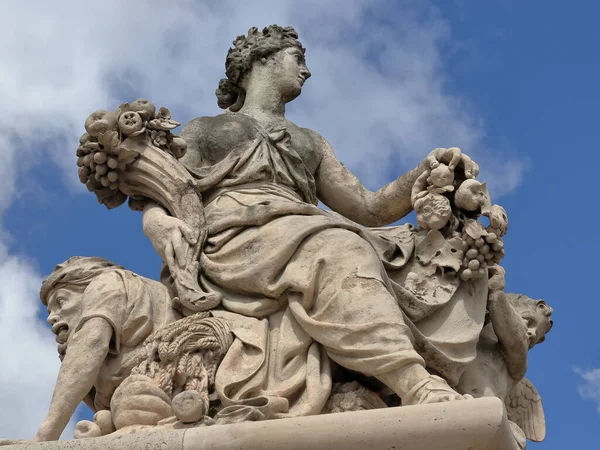 Antique Statue Park Versailles Palace Paris France — Stockfoto