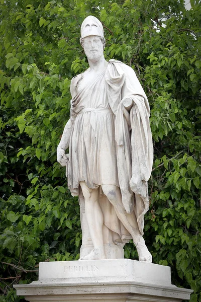 Statue Pericles Tuileries Garden Paris France — Stockfoto