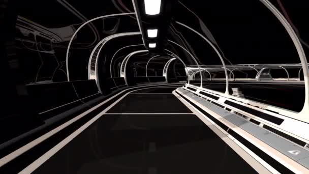 Space Bridge Ideo Animation — Vídeo de Stock