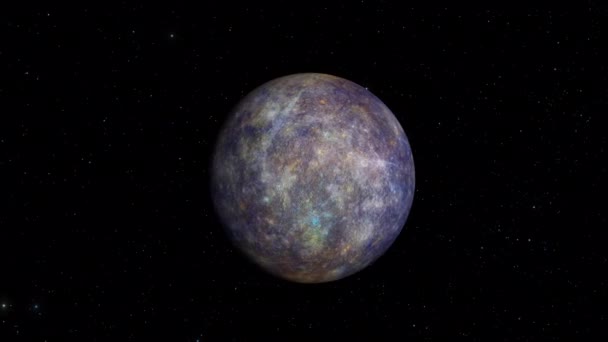 Planet Mercury Background — Video Stock