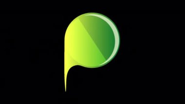 A Modern green Speech Bubble animation