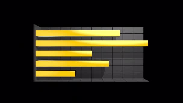 View Bar Chart Animation — Vídeo de Stock